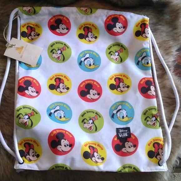 Disney Drawstring Vans Backpack - Picture 2 of 6